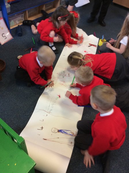 Image of Busy! Busy! Our Reception class!